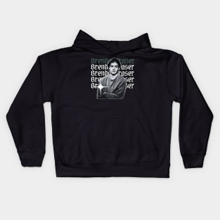 Brendan fraser x 90s retro Kids Hoodie